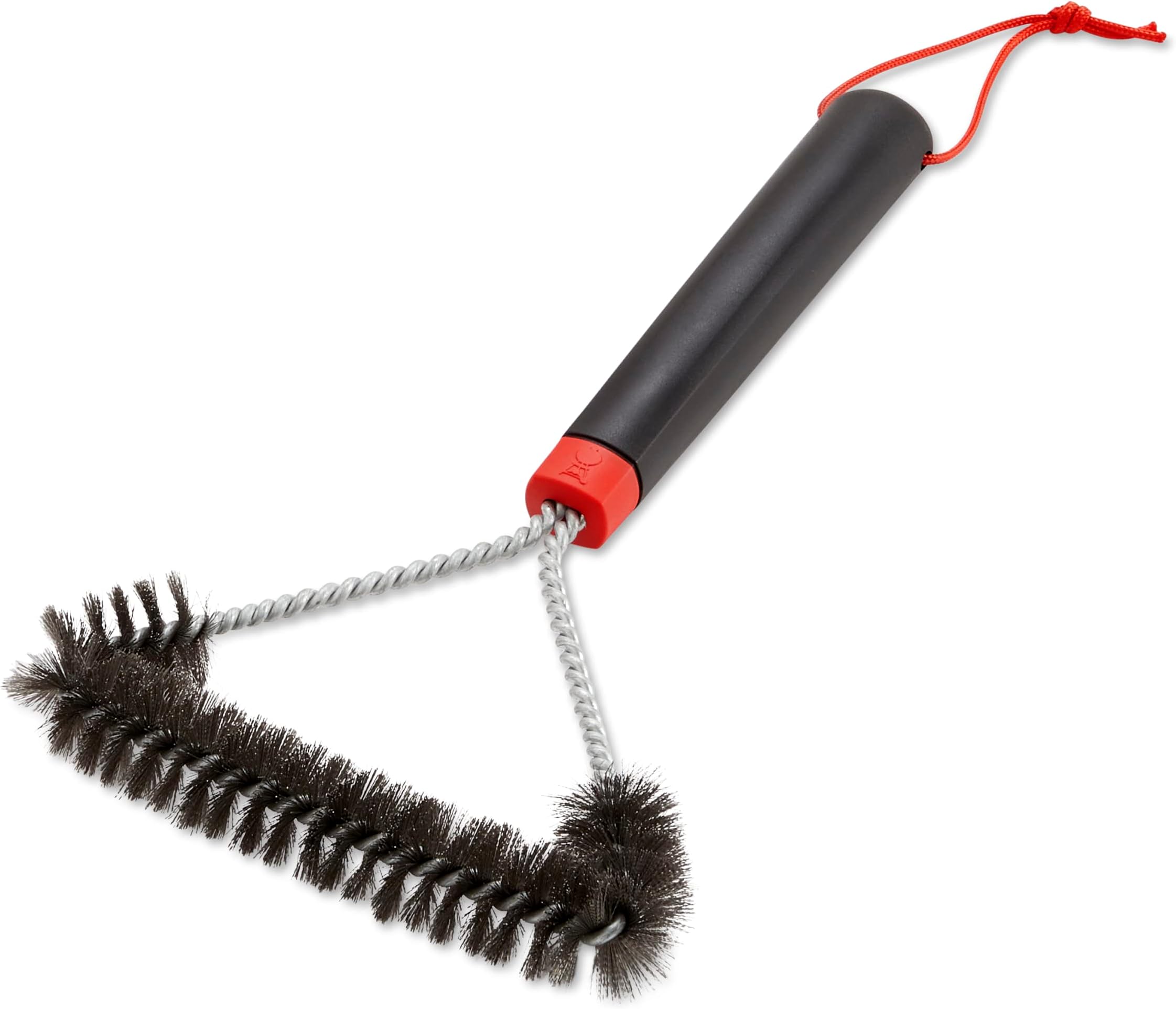 Three-Sided Grill Brush- Black, 30 CM| Premium Grilling accessory