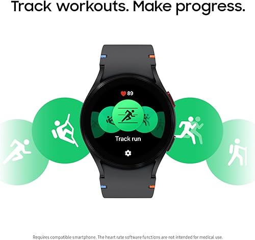 Miniatura 2 de Samsung Galaxy Watch FE 1.575 in LTE AI Smartwatch con seguimiento de fitness, sensor BIA, zonas HR personalizadas, rastreador de frecuencia