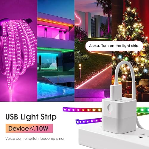 Miniatura 5 de Tuya app Micro WIFI Adaptador USB, interruptor de salida inteligente de 5-12 V CC, temporizador remoto para tu dispositivo USB por aplicación de