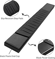 Vista 7 de Estribos laterales regulares de 6 pulgadas compatibles con Chevy Silverado/GMC Sierra 1500 2007-2018; 2007-2019 2500/3500 Barras de estribo