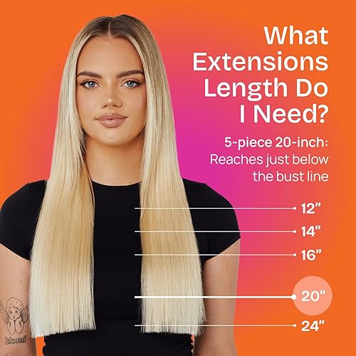 Miniatura 7 de Zala Halo de cabello humano  Extensiones de cabello real para mezcla sin costuras + peinado. Extensiones de cabello con halo añaden volumen y