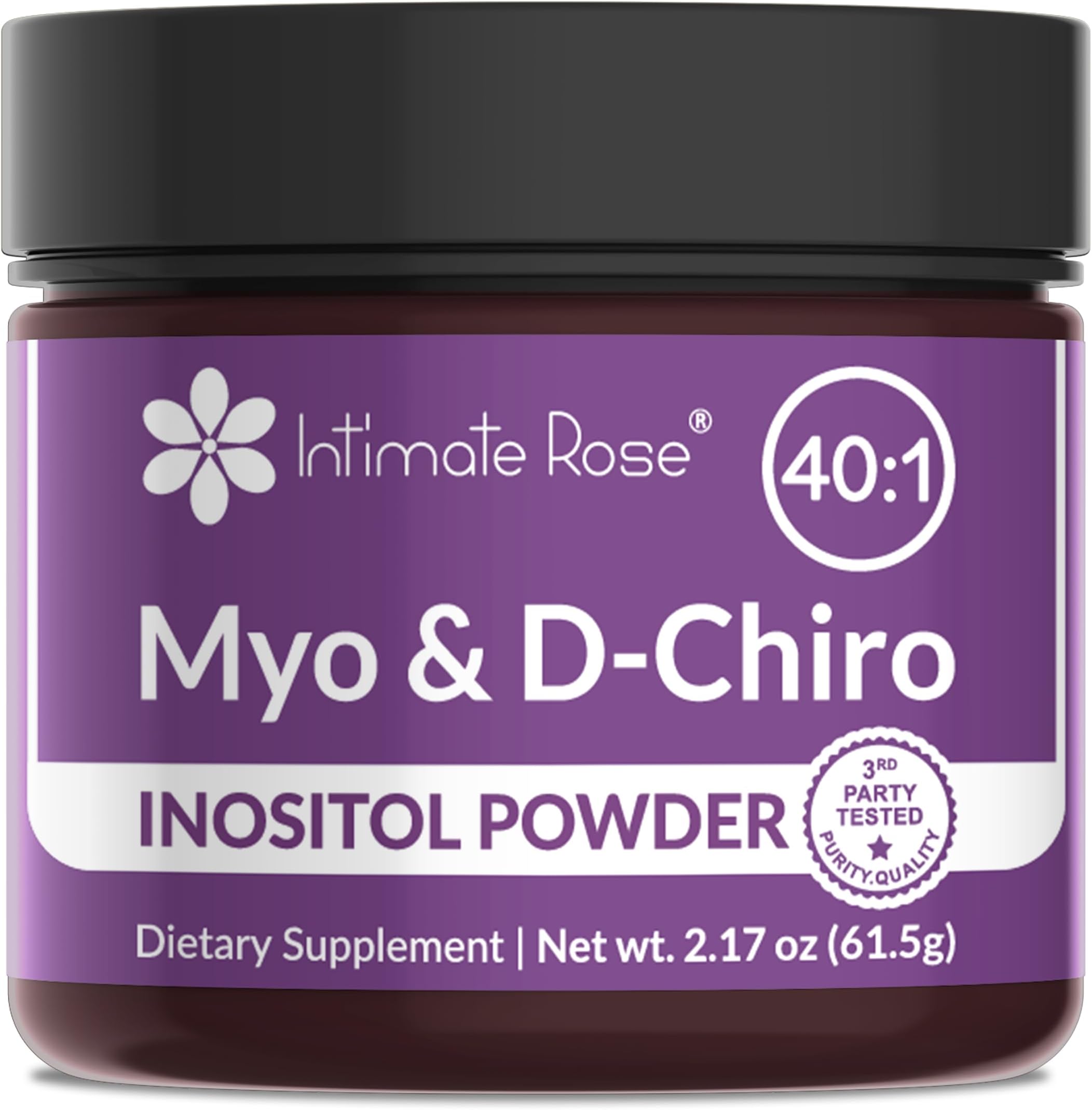 - Inositol Supplement for Women Powder - Myo-inositol & D-Chiro Inositol Powder - Hormonal Balance & Healthy Ovarian Function Support for Women - Ideal 40:1 Ratio - Made in USA