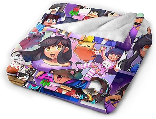 Miniatura 2 de Manta de dibujos animados para niña, súper suave, manta de franela cálida y cómoda, manta decorativa para dormitorio, sala de estar, 80 x 60 pulgadas