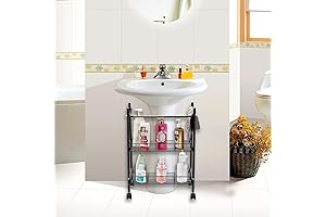 2-Tier Under Sink Organizer: Kitchen & Bathroom Buddy