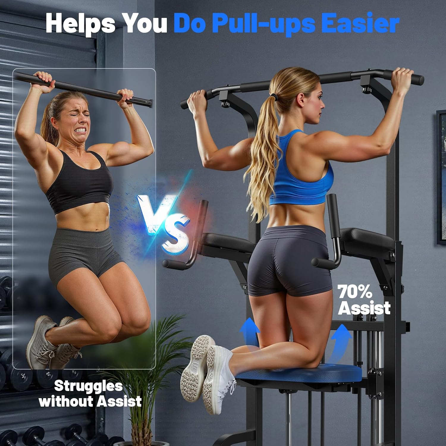 Sportsroyals Power Tower Pull Up Bar 2