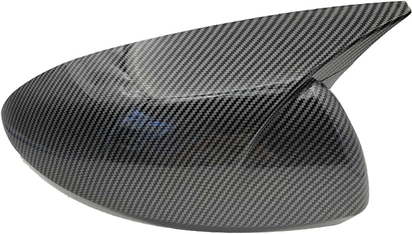 Door Side Rearview Mirror Cover Caps Fit for Nissan Altima 2019-2023 Carbon Fiber Style