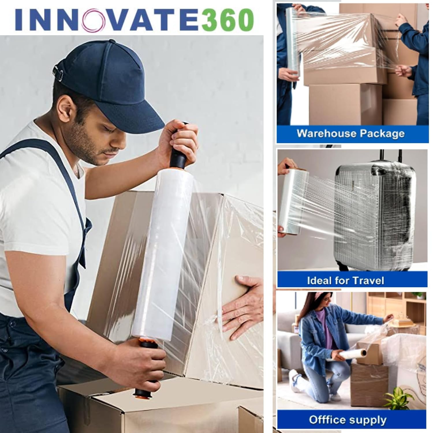 INNOVATE360 Packing Material | Heavy Duty, Fragile Packing, 6 inch (15 cm) x 200 meters - Image 7 thumbnail