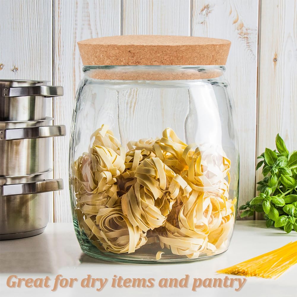 4 Stück Große Korken 8-9cm - Konische Holzstopfen Für Flaschen & Einmachgläser