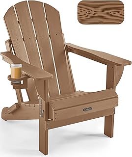 Folding Adirondack Chair Wood Texture...
