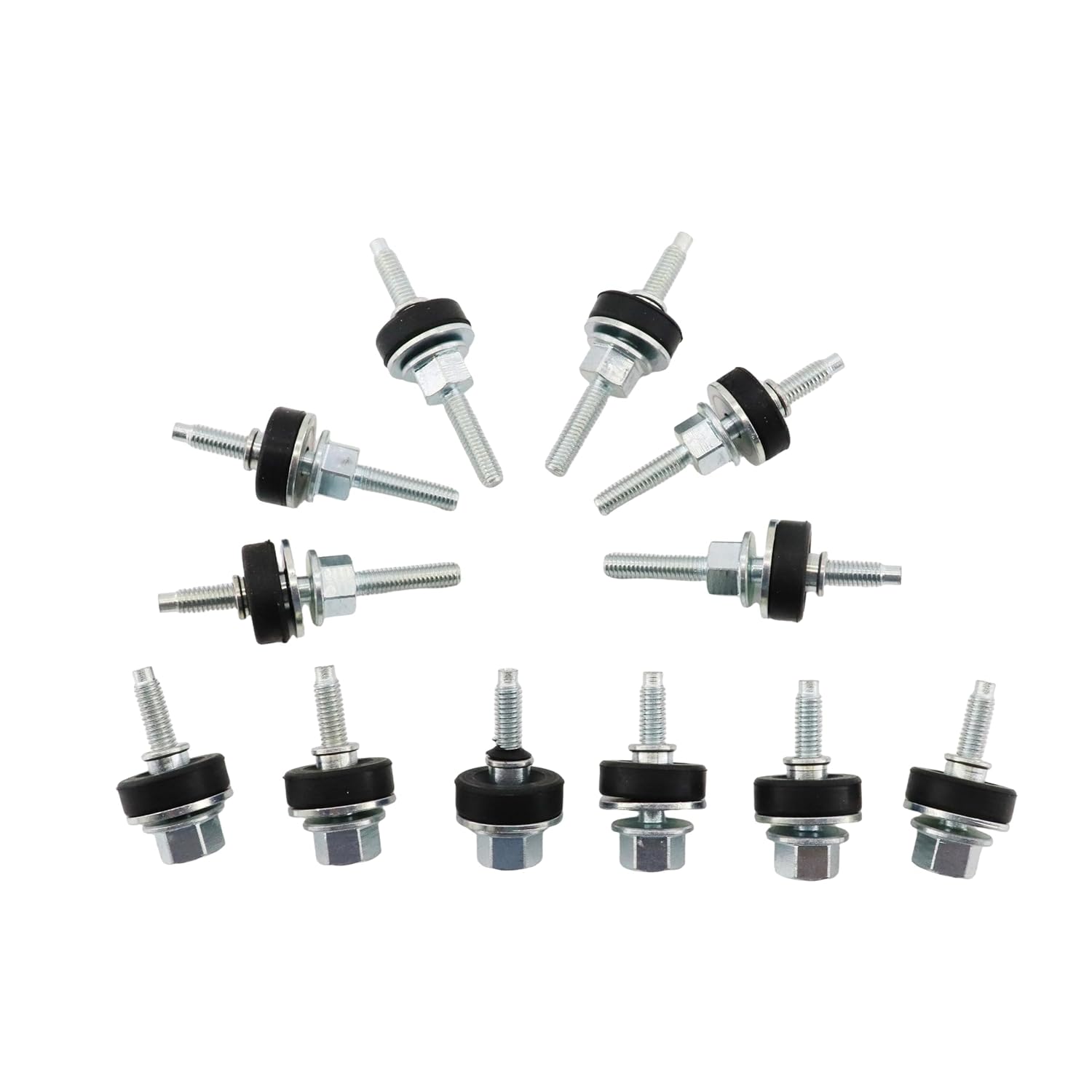 Royal Sun 12Pcs Engine Valve Cover Grommet Bolt Screw Compatible with Ford 6.0 Powerstroke Diesel F250 F350 E350 E450 2003-2010, 4C3Z-6C519-AA,4C3Z6C519AA