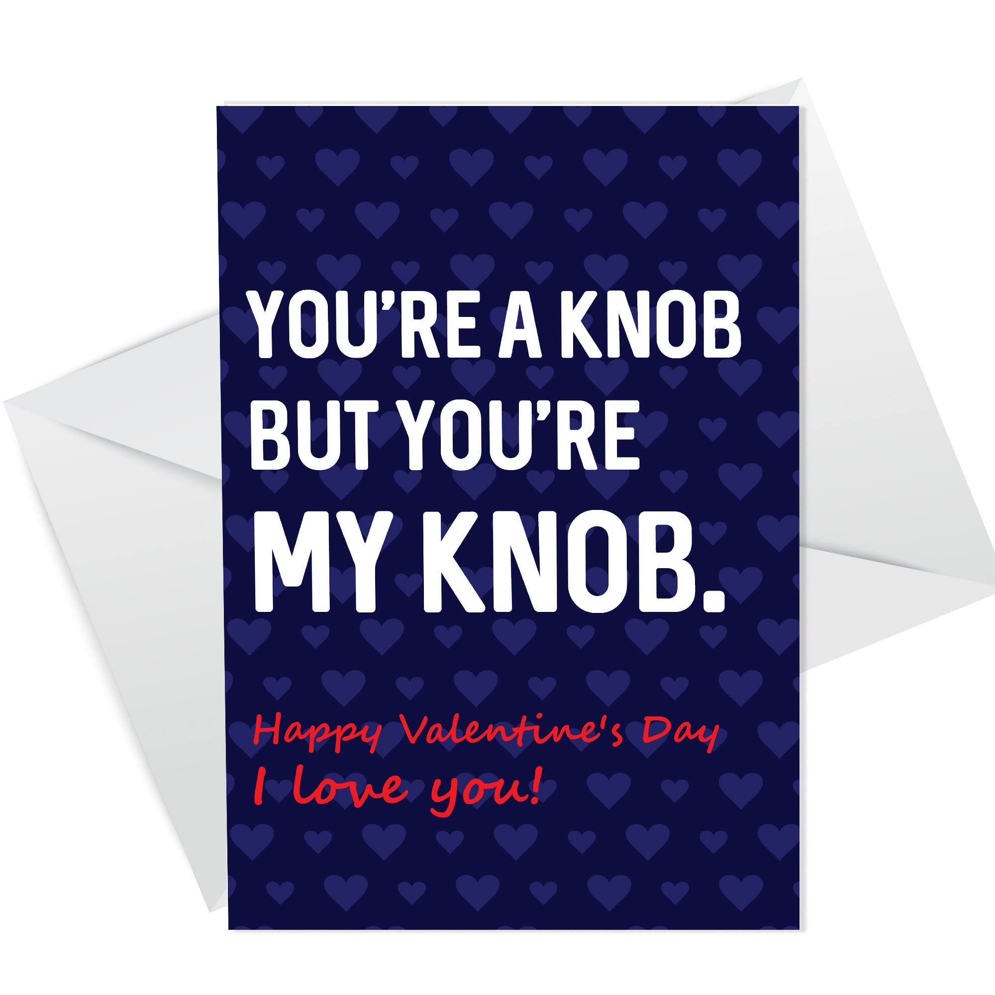 RED OCEAN Valentines Day Rude Cheeky Card For Boyfriend Husband Novelty Card For Him