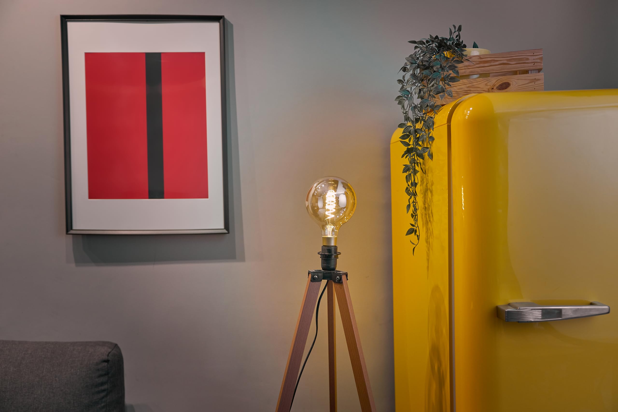 Shelly Vintage G125 | Wlan-gesteuerte Glühbirne mit Dimmung und Leistungsmessung | Hausautomatisierung | iOS Android App | Alexa und Google Home kompatibel | Elegantes Design und energieeffizient