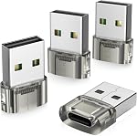 Basesailor USB à USB C Adaptateur de chargeur de voiture 3Pack,USBC CarPlay Convertisseur type C Femelle USBA Connecteur mâle pour nouveau iPhone 17 17e 16 16e 15 Pro Max,Samsung S25 S26,Pas pour iPad/Magsafe/HomePod