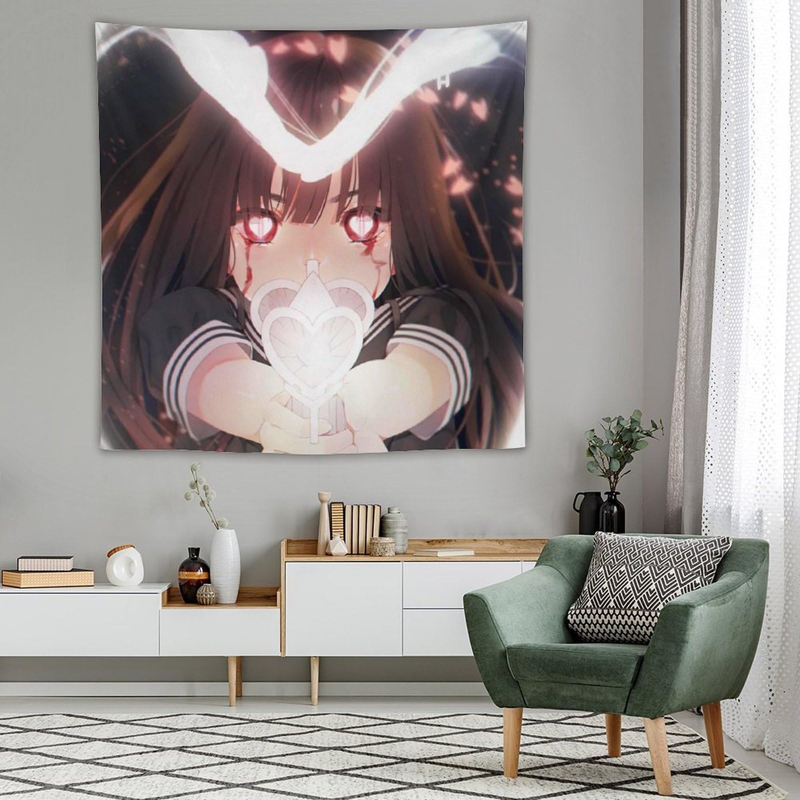 Amazon.co.jp: タペストリー おしゃれ 朝霧彩 魔法少女サイト