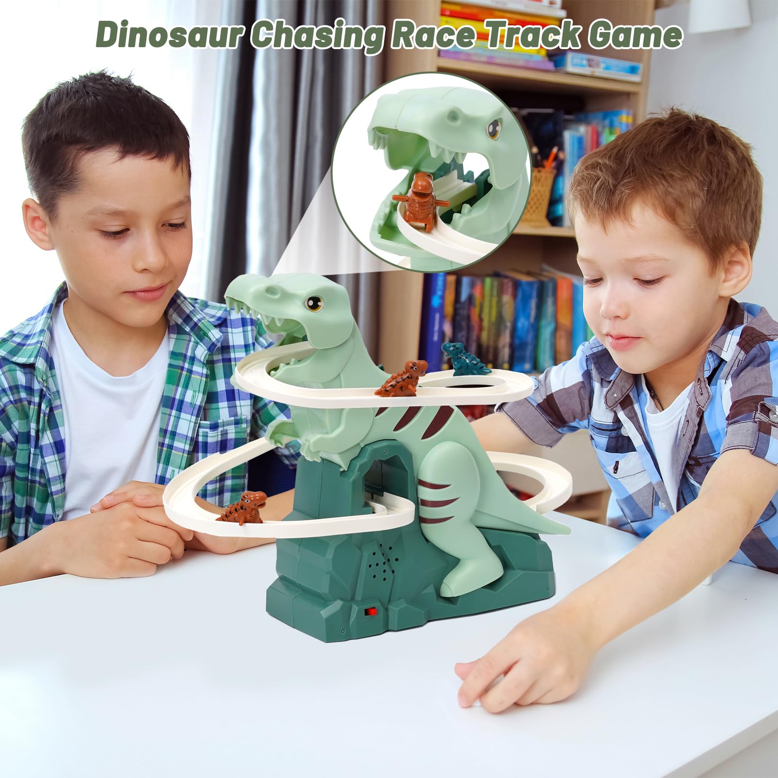 Zabawka wspinaczkowa dinozaur, wspinaczka skałkowa, dinozaur górski zabawka ze światłem i muzyką, gry edukacyjne i inteligentna dla chłopców dziewcząt w wieku od 3 lat