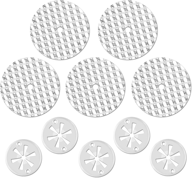 Kit de reparo do escudo térmico do escapamento Figpade com presilhas e arruelas – 5 conjuntos