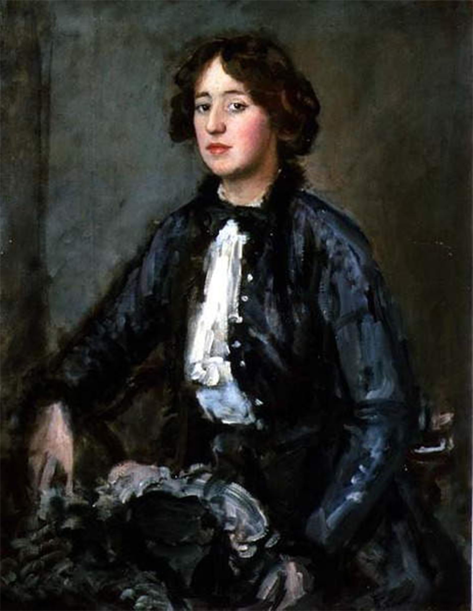 SERENDIPITP Abstract Painting Mural Print Picture Wall Decor Painting Portrait of a Lady by Famous Artist Vintage Wall Artwork for Home Decor 60x90cm