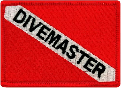 Divemaster - Parche bordado para buceo, emblema de buceo, recuerdo