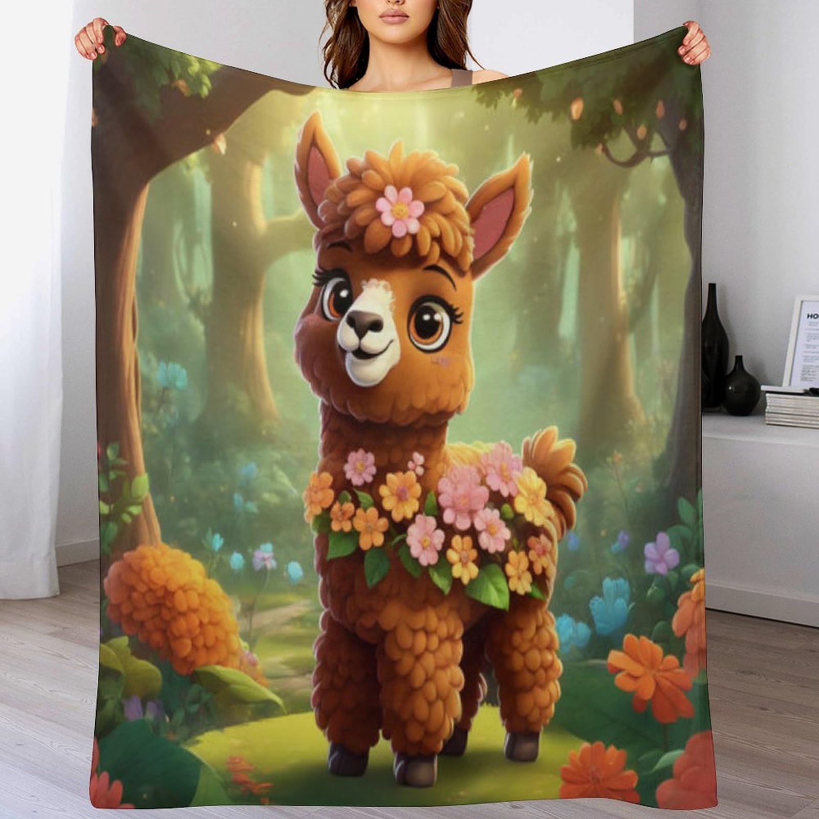 Couverture chaude pour frissons canapé jeté polaire flanelle alpaga doux