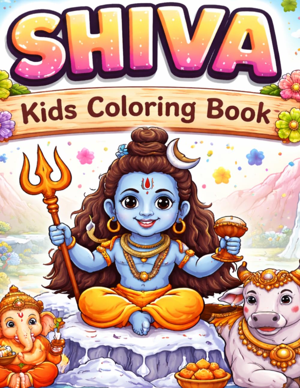Shiv Coloring Book: Explore the mythology: Fun and Easy coloring pages for all ages