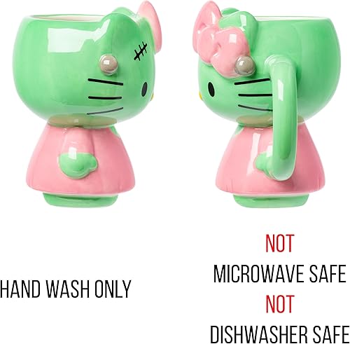 Miniatura 175 de Silver Buffalo Sanrio Hello Kitty and Friends Pompompurin - Taza de cerámica esculpida en 3D, 20 onzas