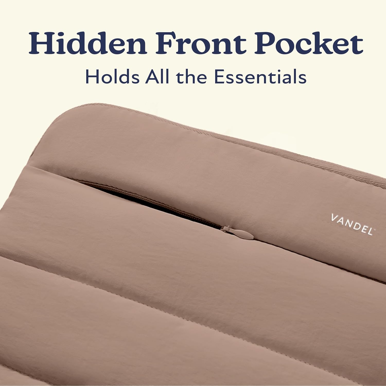 Vandel Puffy Laptop Sleeve Case for 13-14 inch Laptop Sleeve Bag Case 13.3 Inch with Zipper Pocket, Compatible with MacBook Air 13, Pro 14/13 iPad Pro 12.9, HP Dell ASUS, Computer Bag Cover