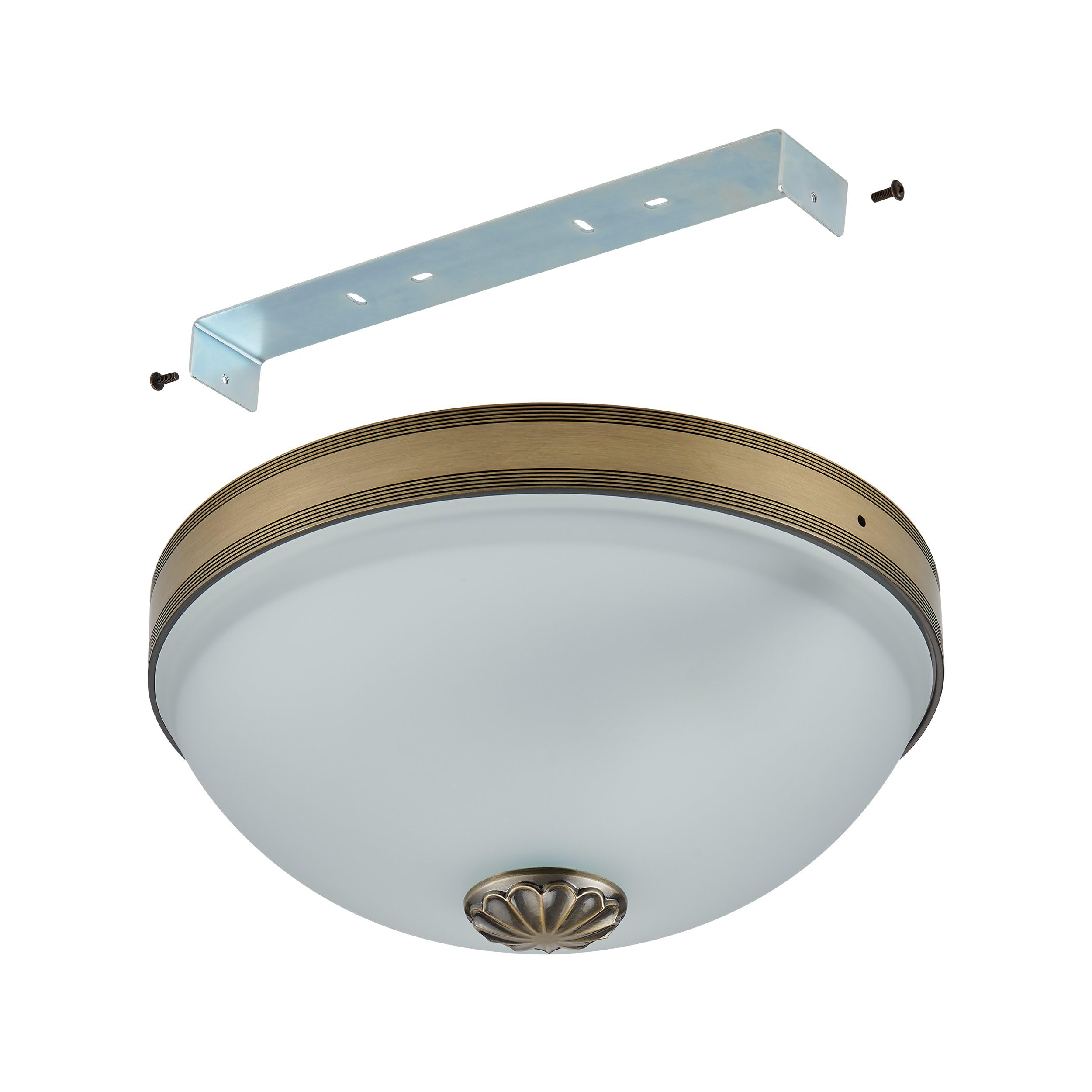 Eglo Lámpara de techo Imperial, 2 luces vintage, rústica, para salón