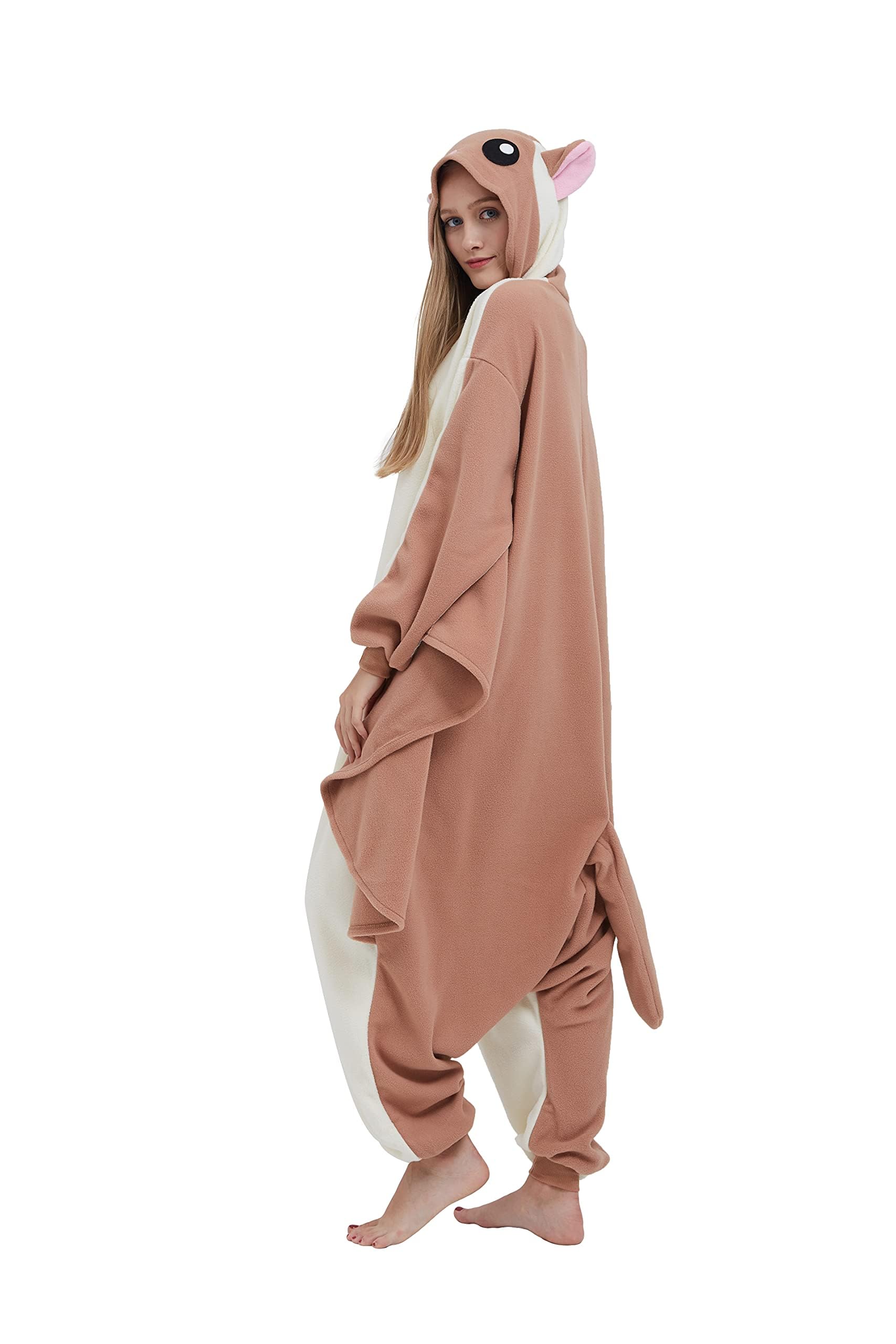 SimZoo Pijamas de Animales para Adultos, Ropa de Dormir para Disfraz de Cosplay de Animales para Hombres y Mujeres, Ropa de hogar Unisex de una Pieza