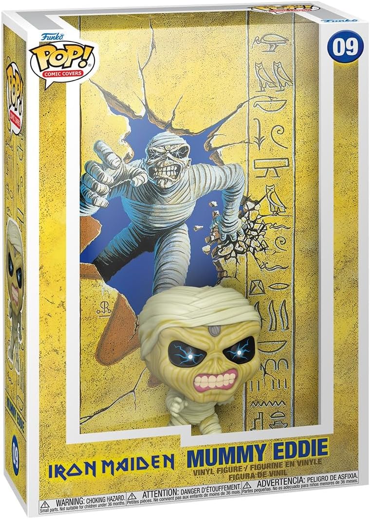 POP Albums: Iron Maiden - Mummy Eddie - Collectable Vinyl Figure - Gift Idea - Official Merchandise - for Kids & Adults - Music Fans - Model Figure for Collectors and Display