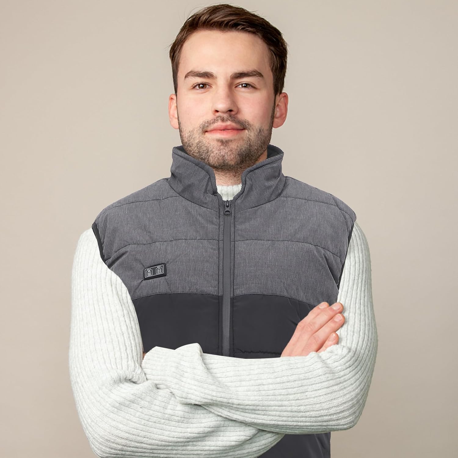Men's Heated Underwear Vest Heating Vest for Men Women for Snowboarding Camping Hunting