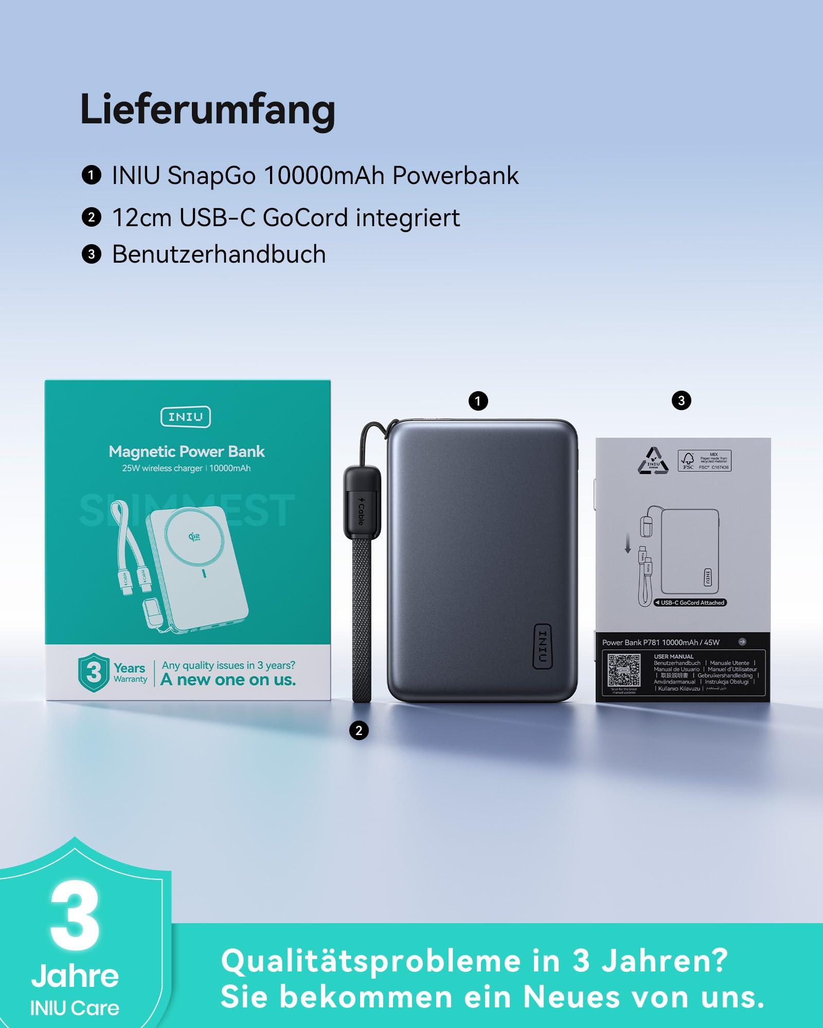 Iniu for MagSafe Power Bank – Bild 8