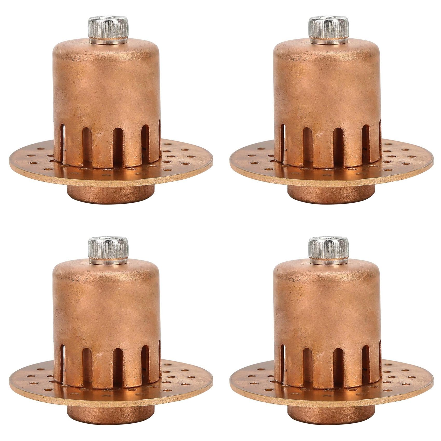 Jnchdghwa As Shown 4Pcs 2 Inch (Od54mm) Copper Bubble Plate For 2 Inch Reflux Column Distillation, Home Glass Column Still Distillation Set