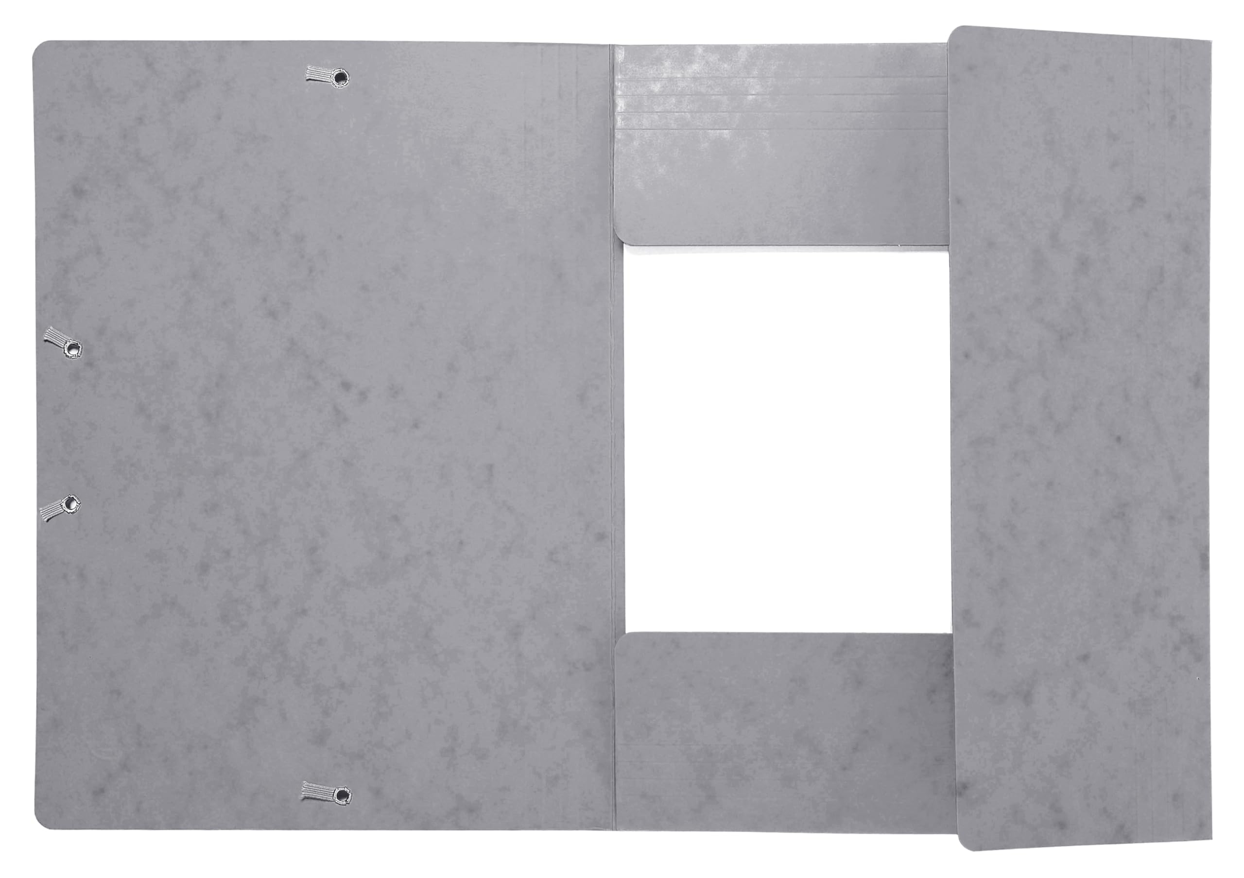 Exacompta - Ref 555471E - Box of 25 Printed Elastic folders Without Flap - 355gsm Glossy Card Pockets - Size 24 x 32 cm for A4 documents - Colour Grey - Image 3