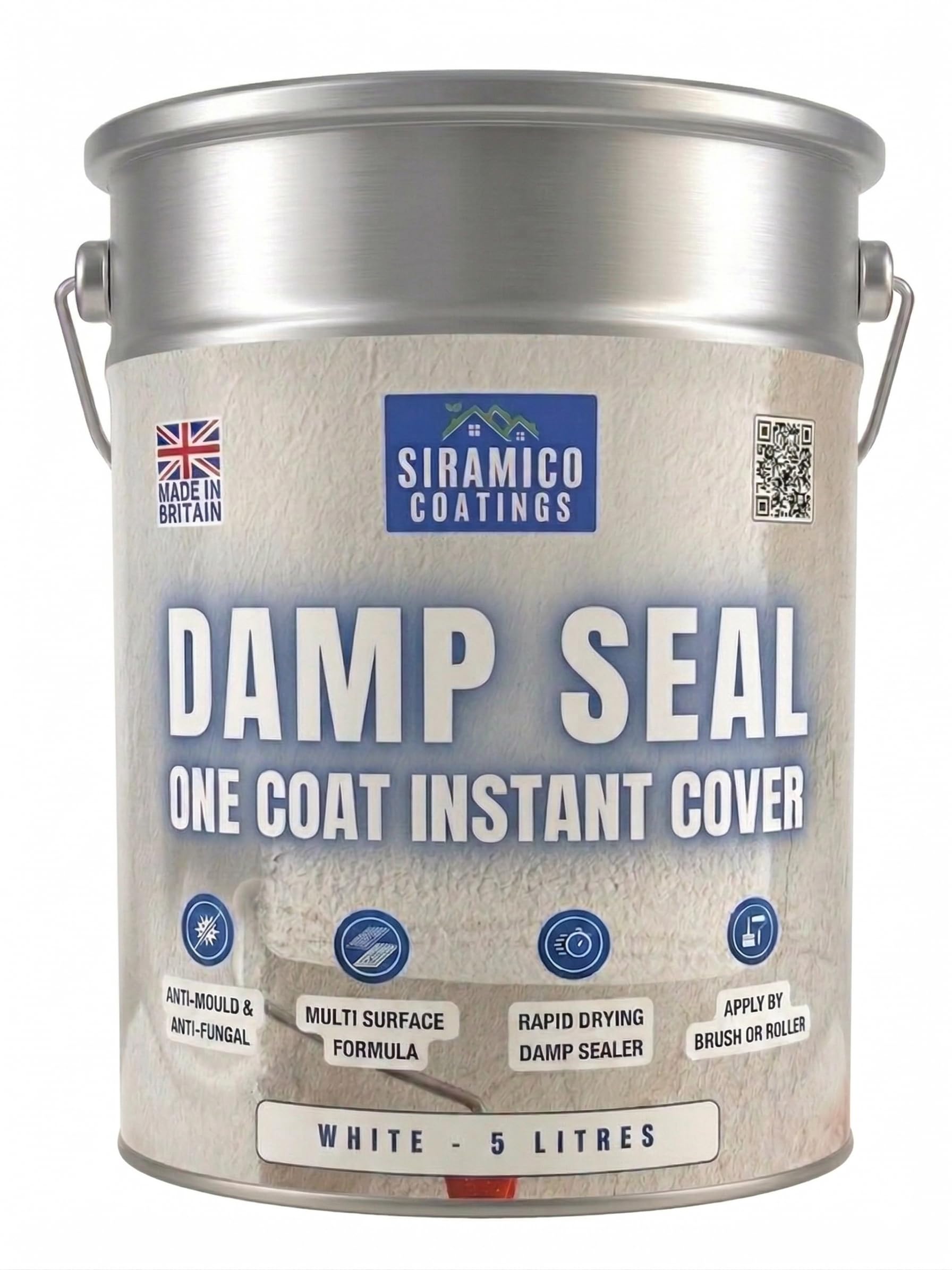 SIRAMICO COATINGS The Dampseal One Coat - White / 5l