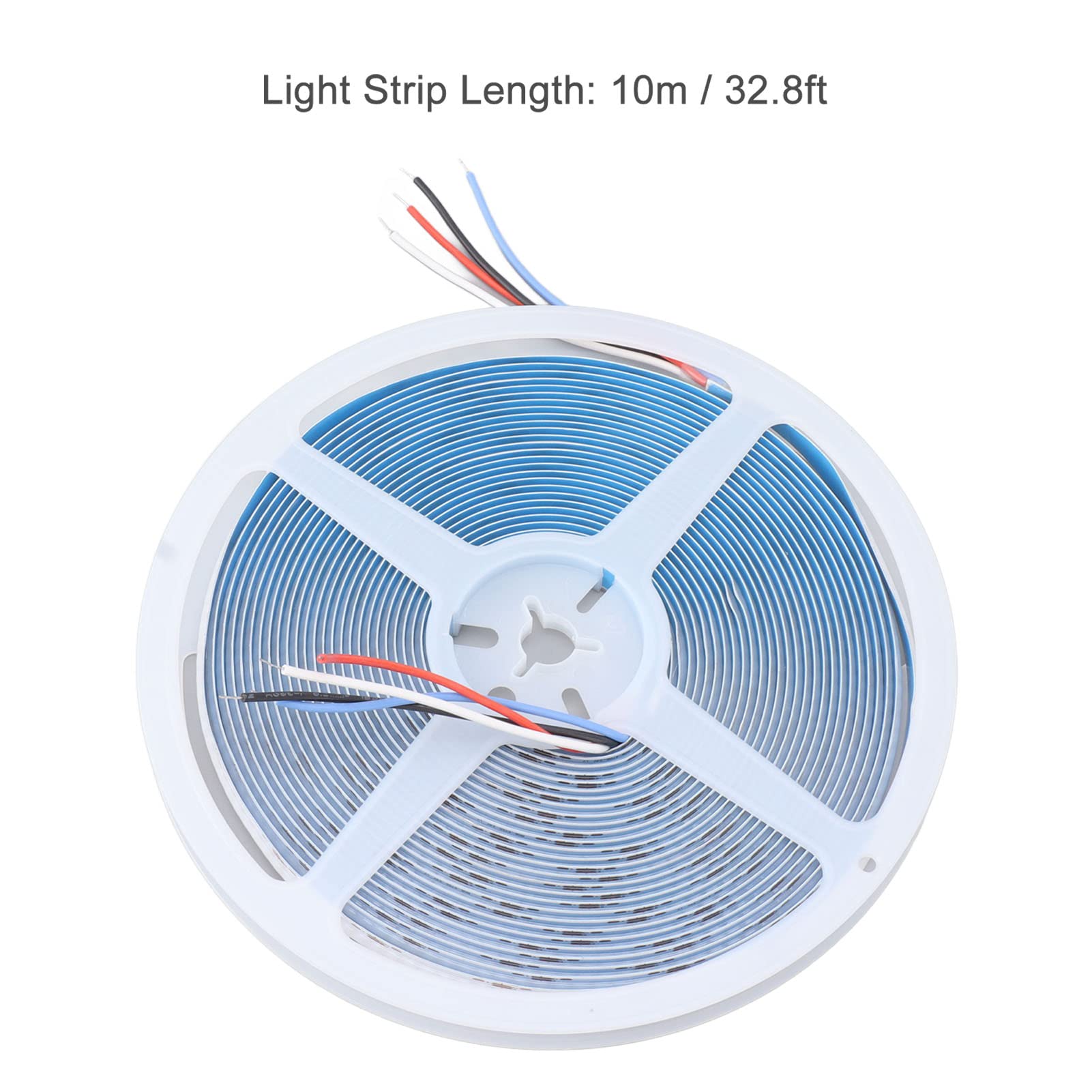 Naroote Tira de Luces LED con 672 Cuentas de Lámpara, Tira de Luces COB Autoadhesiva Flexible de 10M para Decoración Interior del Dormitorio del Hogar, 24V