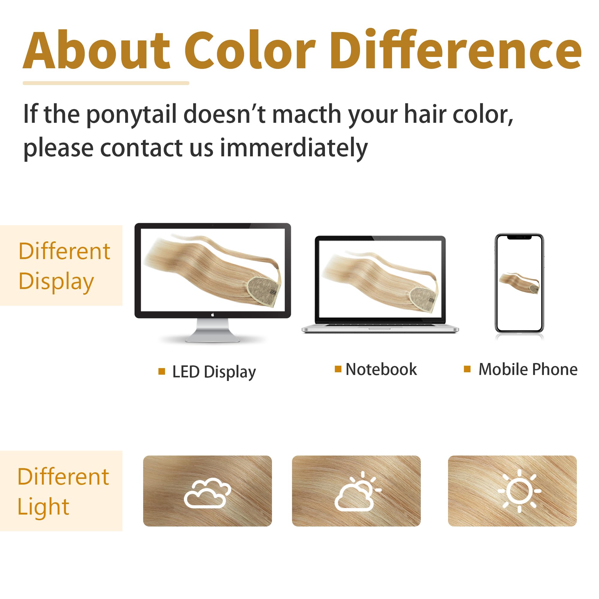 SEGO Coda Capelli Extension Veri Clip Coda di Cavallo Ponytail Extensions Aderire Fascia Unica 100% Remy Human Hair Balayage 35cm-80g # Biondo Cenere mix Biondo Chiarissimo