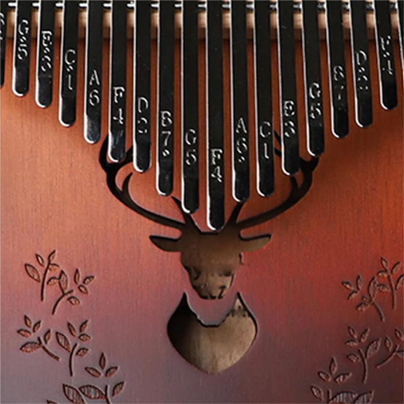 Kalimba 21 klawiszowy Fortepian Kalimba Z Otworami Dźwiękowymi Przenośny Drewniany Instrument Dla Początkujących I Profesjonalistów