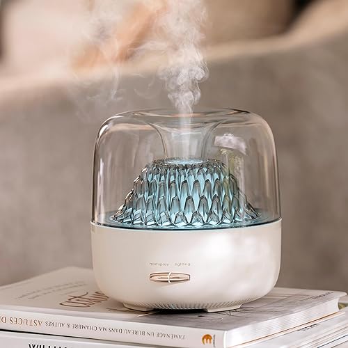 Difusor de aceite esencial, humidificador portátil con niebla fría, luz nocturna de 7 colores y apagado automático, perfecto para el hogar, la