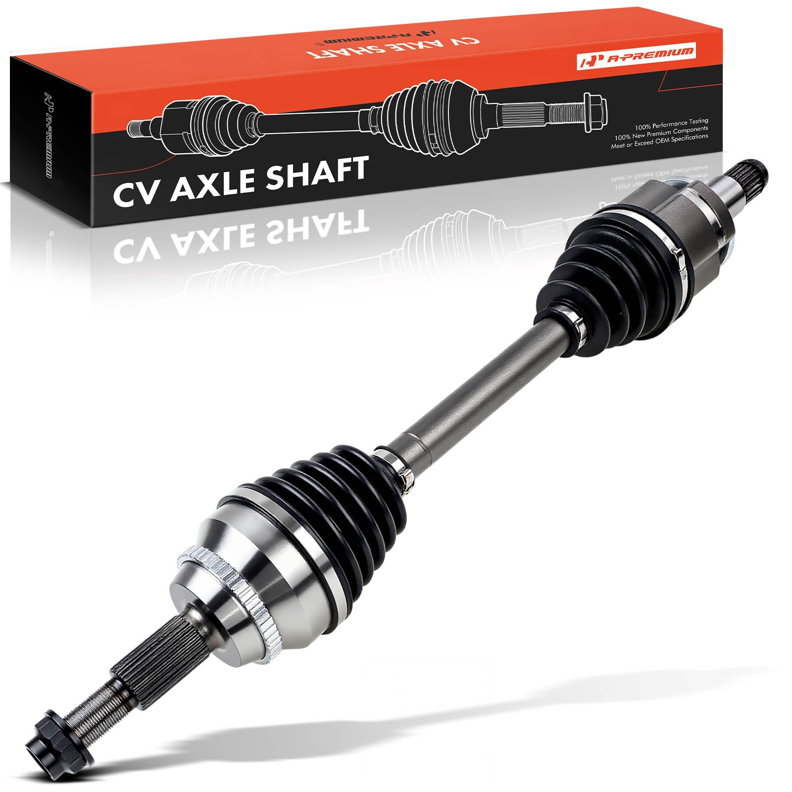 A-Premium Front Driver Side CV Axle Shaft Assembly Compatible with Lexus RX450h 2010-2015 & Toyota Avalon 2005-2008, Highlander 2008-2013, Replace#
