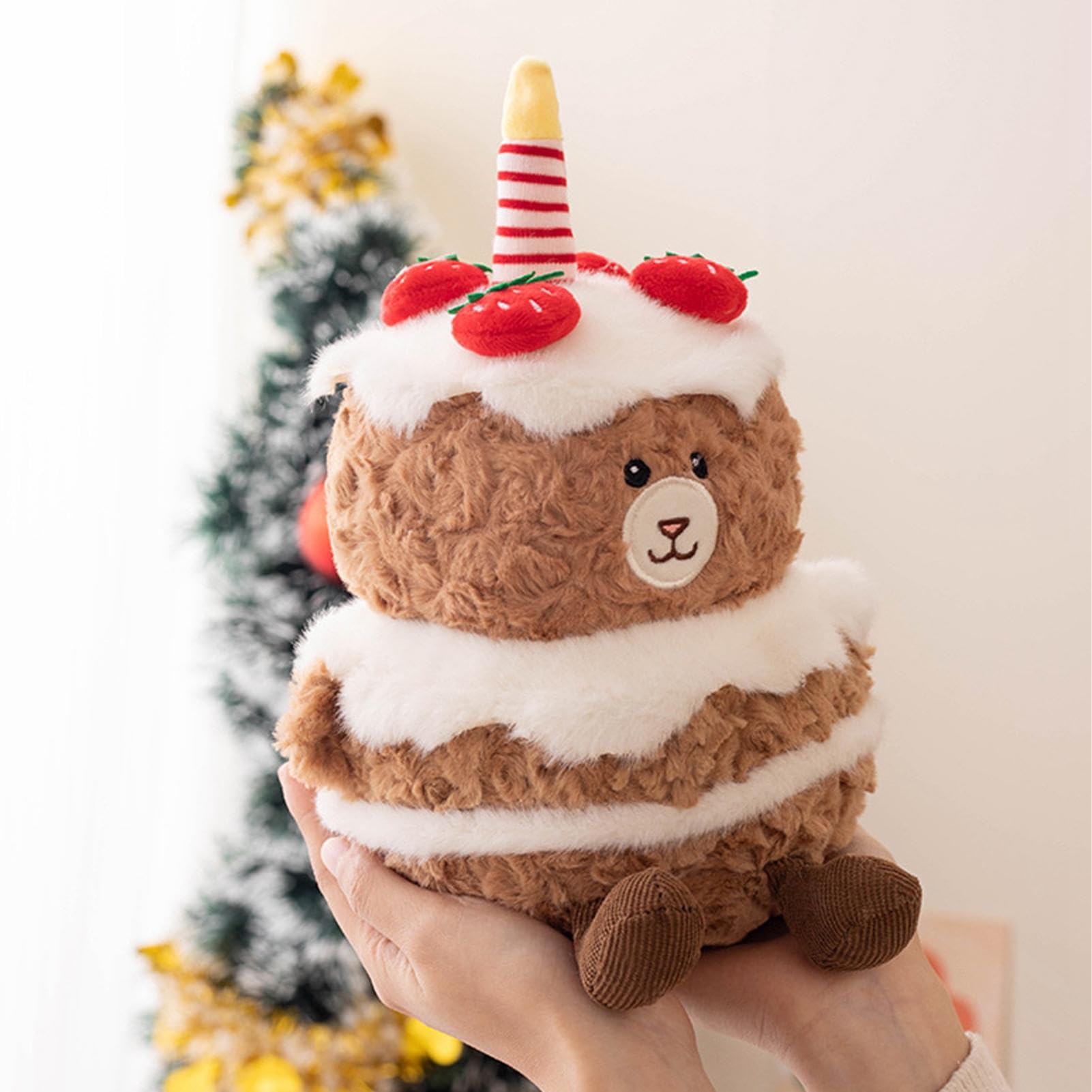 Amazon | Znvhazsy バースデーケーキぬいぐるみ、クマのバースデー