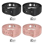 Hion Motion Sickness Bracelets Sea Sickness Wristbands for Motion Sickness/Morning Sickness/Pregnancy Nausea Anti Nausea Wristband Acupressure Nausea Bands Motion Sickness Bands2Pairs-Black+Pink