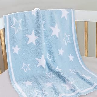 Kid Nation Baby Blankets Unisex Baby Boys Girls Quilt Crib Stroller Newborn Nursery Infant Toddler Blanket,30 x 40 Inches Blue Star