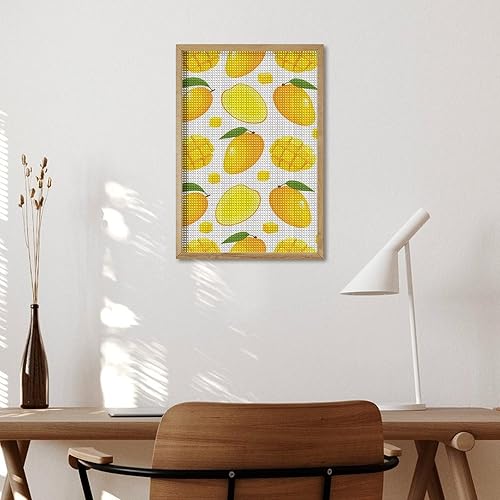 Miniatura 5 de Mango Pattern Diamond Art Painting Kits Full Square Drill DIY Picture Art Crafts for Home Wall Decor