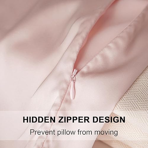 Miniatura 2 de Funda de almohada de seda de morera para cabello y piel, funda de almohada de seda de morera de tamaño king refrescante con cremallera oculta, de