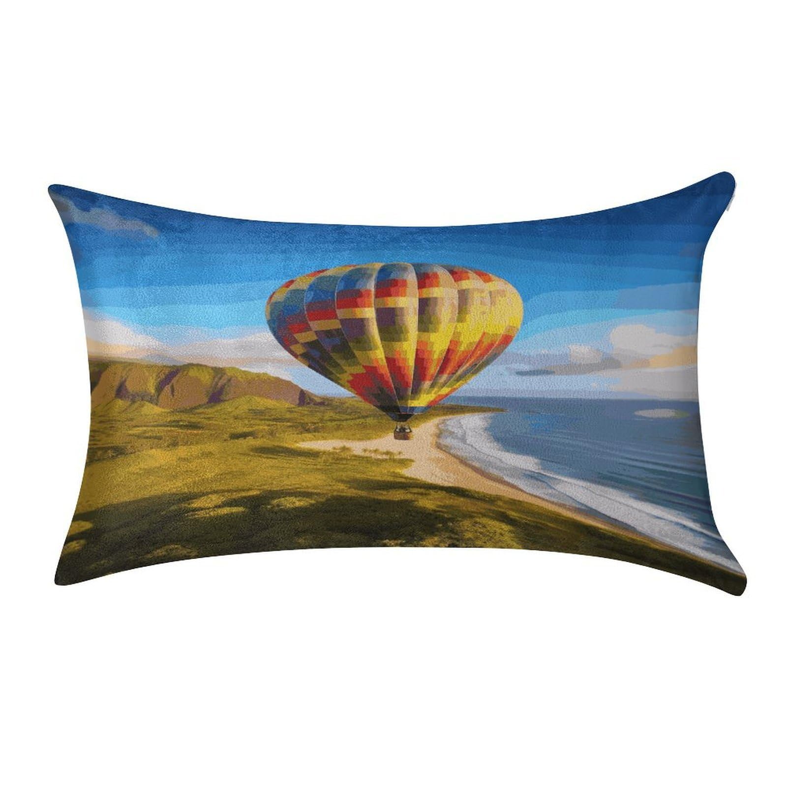 Btcowzrv Style Hawaii Hot Air Balloon Pillow Cover Pillow Case Pillowcase