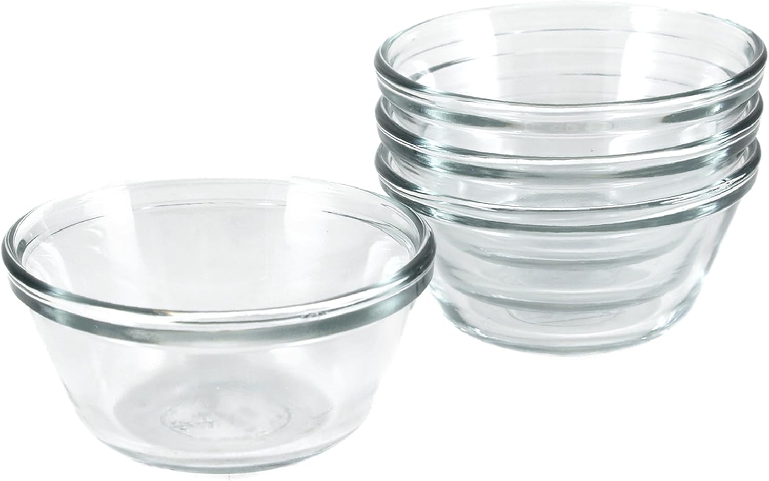 Anchor Hocking 6-Ounce Glass Custard Cups, Set of 4