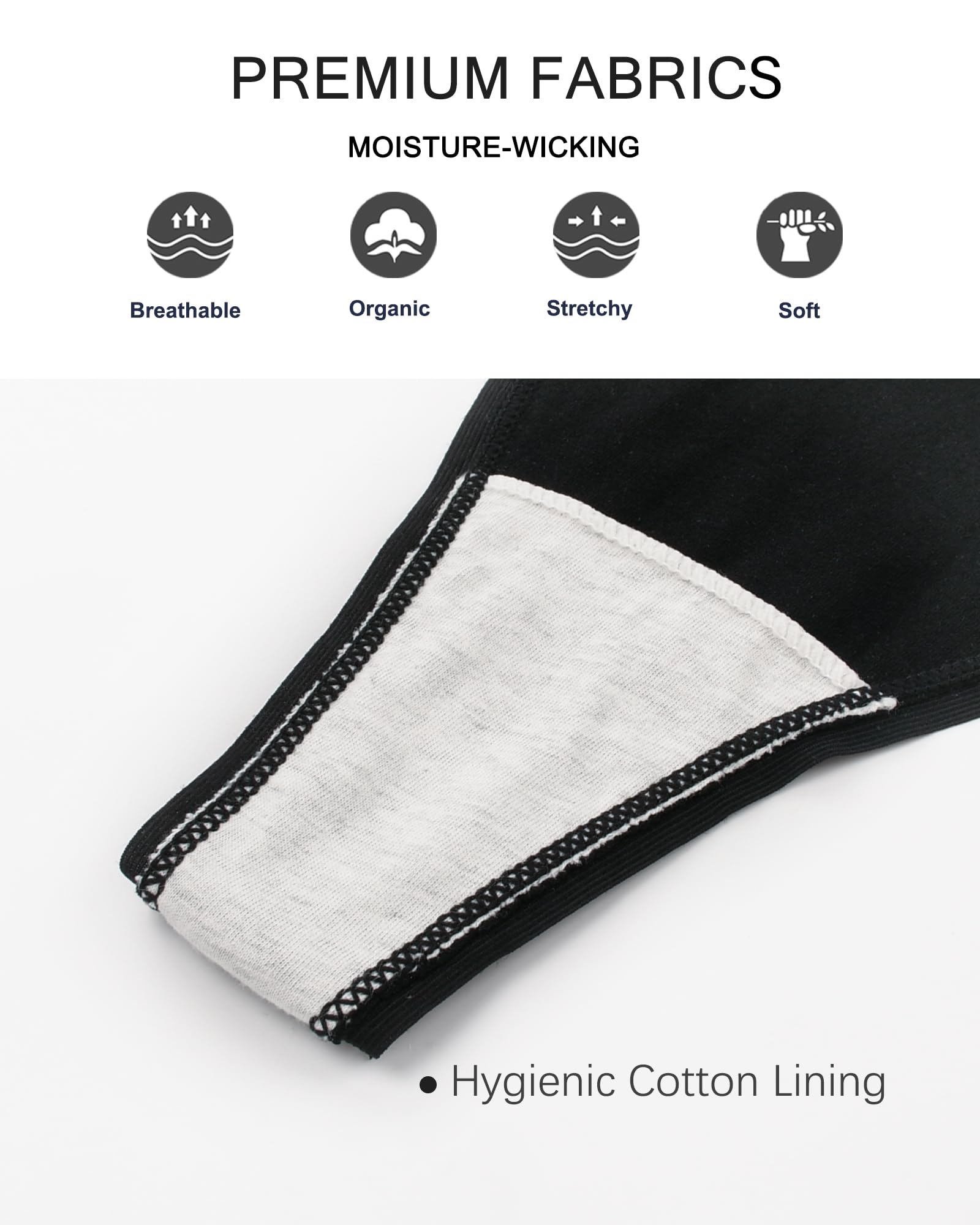 VOENXE Slip Perizoma da Donna A Vita Alta,Senza Cuciture Tanga,Mutande Invisibili Brasiliana Microfibra Intimo Mutandine, Perizomi Mutanda Invisibile,String Thong Elasticizzato Culotte,Pacco da 5