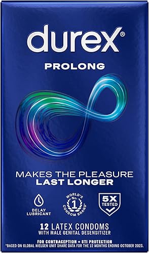 Condón retardante Durex, 12 unidades