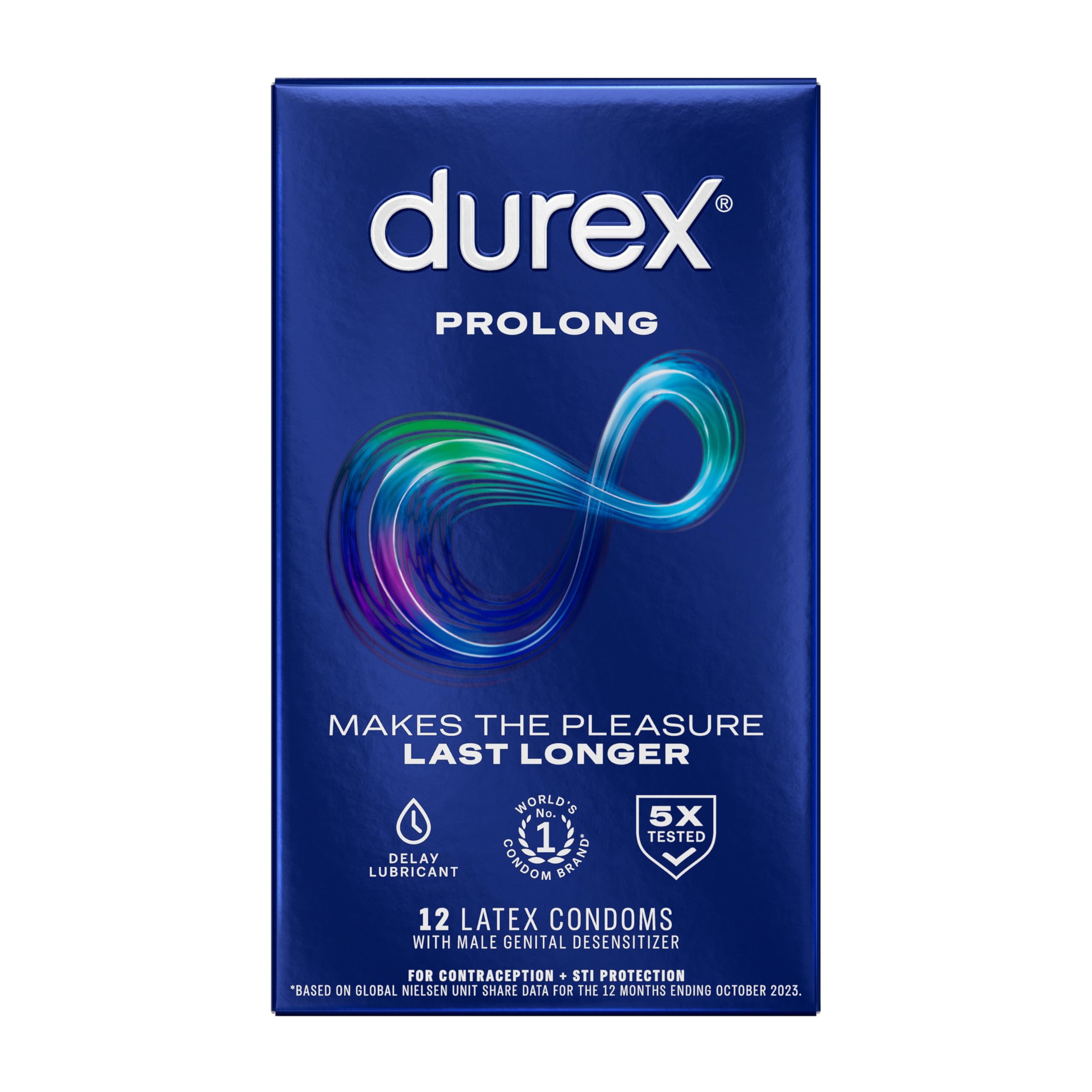 Durex Prolong Condoms with Delay Lubricant, Ribbed 12 Count (Pack of 1), Blue 302340971386| eBay Durex Prolong Condoms with Delay Lubricant, Ribbed 12 Count (Pack of 1), Blue 302340971386| eBay