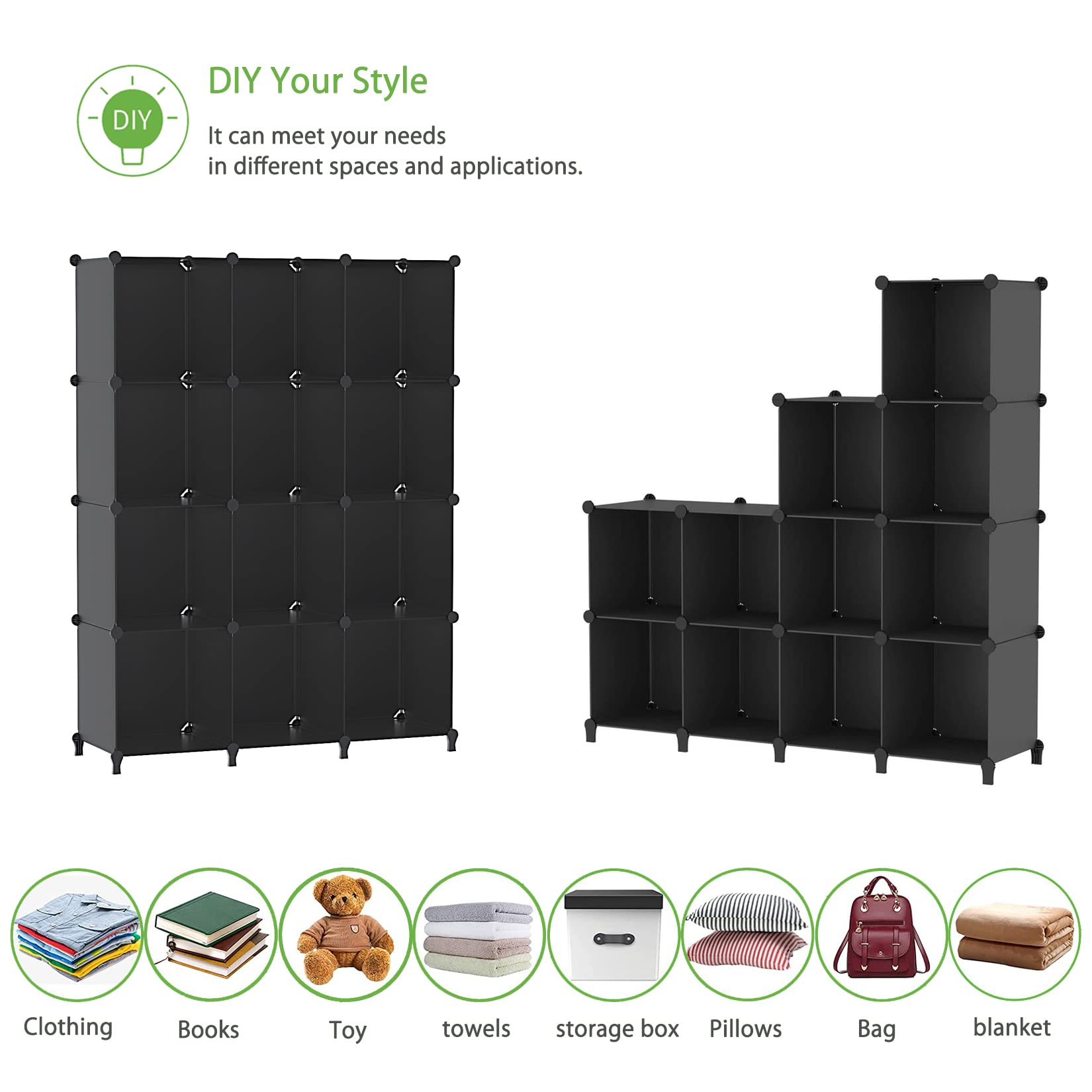 FUNLAX Cube Storage Organizer...B0BKXT995K